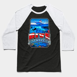 Dive Adventure Baseball T-Shirt